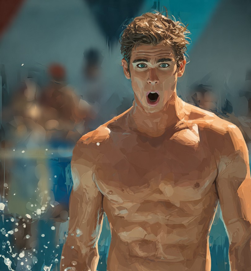 Ilustración simbólica de sonar con estar desnudo